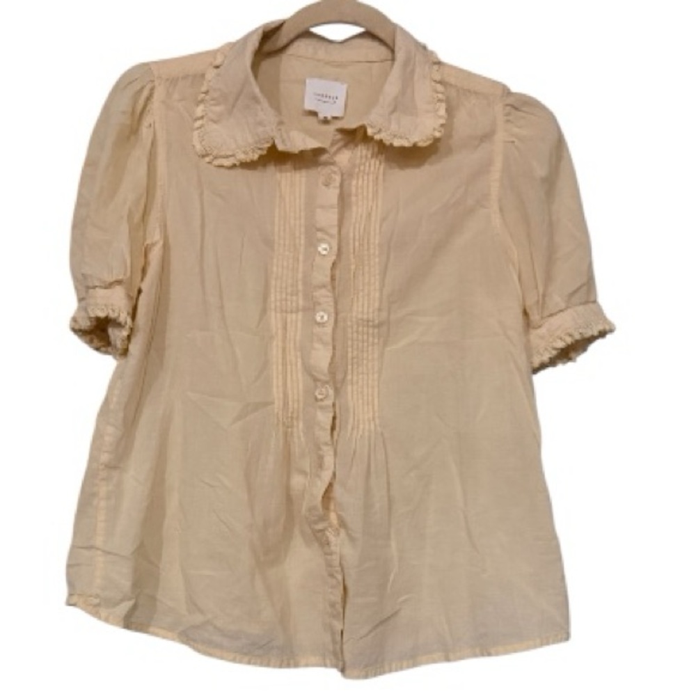 Sundays by wearesundays | Butter Yellow Button Down Blouse
